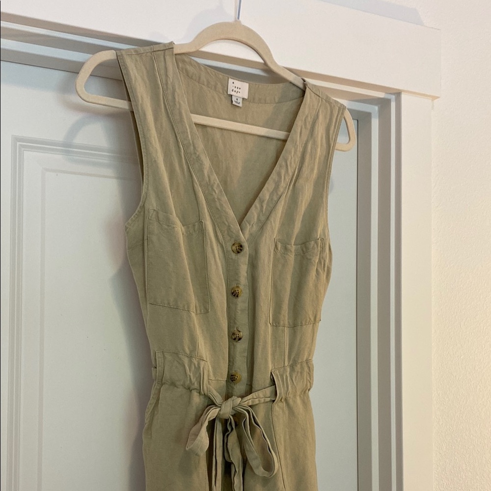 A New Day Linen Jumpsuit Small